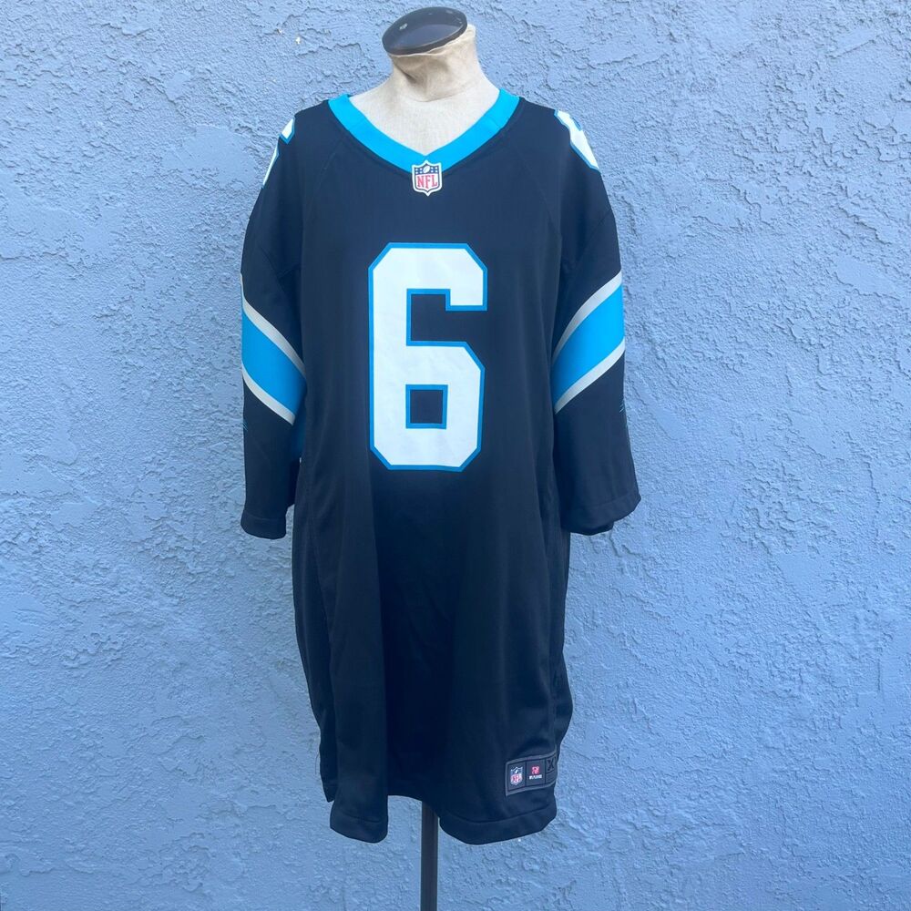 Carolina Panthers Jersey #6 Nike On Field Men’s Size 2XL PJ Walker NFL